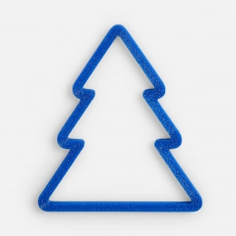 Подвеска «Елочка», 3D-печать, синяя