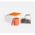 Flex Shall Tea set, orange
