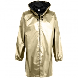 Palladio Pockets raincoat, golden.