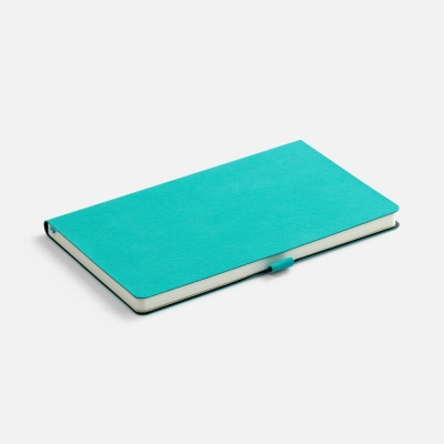 
                                                Lungo undated turquoise diary.
                                                