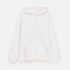Unisex oversized Songo hoodie, milky white.