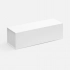 Color Jacket Fold white collapsible box for bottle.