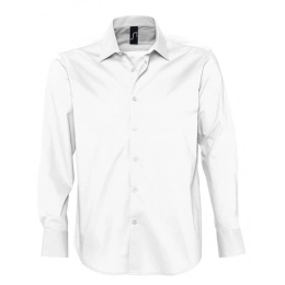 Men's long sleeve shirt Brighton, white