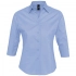 Women's shirt with 3/4 sleeve Effect 140, blue