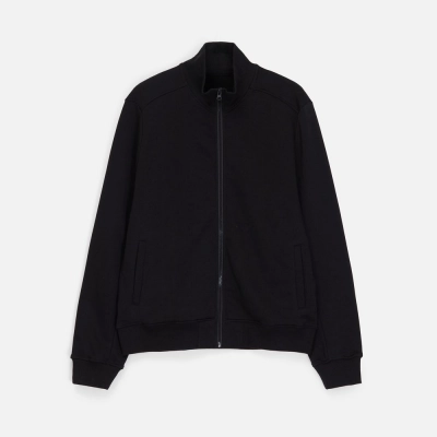 
                                                Unisex black Tramonto zip-up hoodie.
                                                