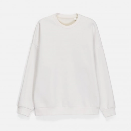 Unisex oversized Drommi milk-white sweatshirt.