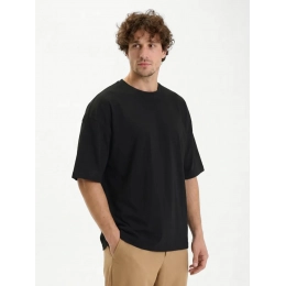 Футболка Oversize Premium 210, черная