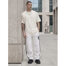 Футболка Oversize Premium 210, молочно-белая