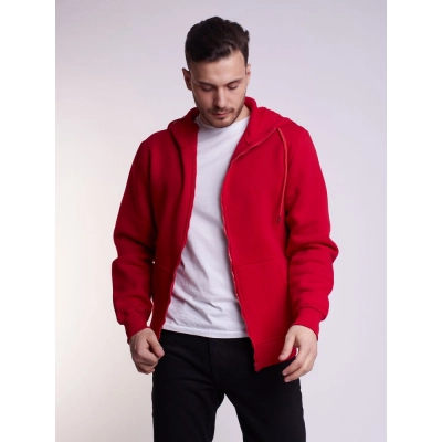 
                                                Худи на молнии Premium Heavy, красное
                                                