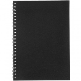 Salvador's notebook in a cage, black.