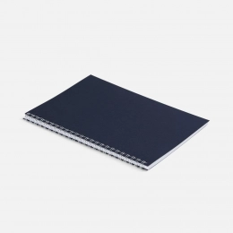 Блокнот Salvador в клетку, темно-синий