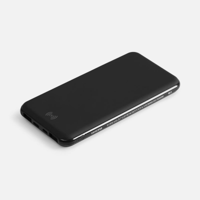 
                                                Аккумулятор с беспроводной зарядкой All Day Wireless, 10 000 мАч, черный
                                                
