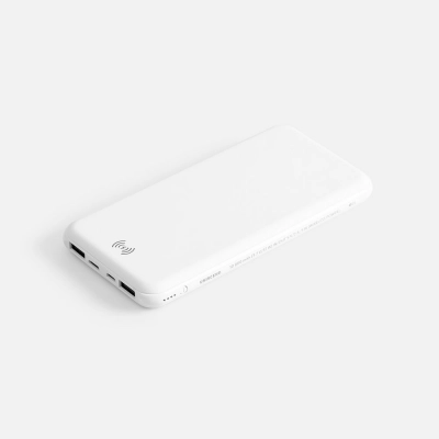 
                                                Аккумулятор с беспроводной зарядкой All Day Wireless, 10 000 мАч, белый
                                                
