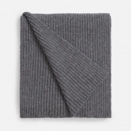 Laconi scarf, dark grey melange.