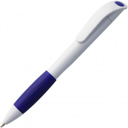 Ballpoint Grip, white with blue