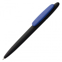 Prodir DS5 TRR-P Soft Touch ballpoint pen, black with blue