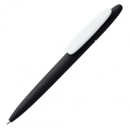 Prodir DS5 TRR-P Soft Touch ballpoint pen, black and white