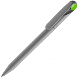 Ballpoint pen Prodir DS1 TMM Dot, gray with bright green.