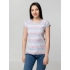 Rayet Lady reversible women's t-shirt, red with blue.