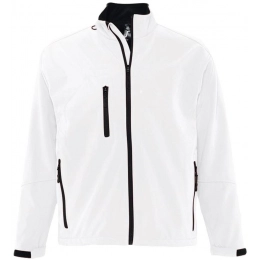 Men's zip-up jacket Relax 340, white.