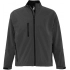 Men's zip-up jacket Relax 340, dark gray