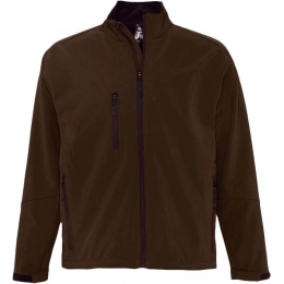 Men's zip-up jacket Relax 340, brown