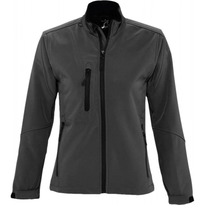 
                                                Women's dark grey Roxy 340 zip-up jacket.
                                                