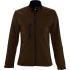 Women's brown Roxy 340 zip-up jacket.
