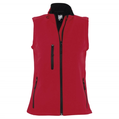 
                                                Rallye Women red softshell women's vest
                                                