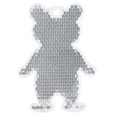 
                                            Пешеходный светоотражатель «Мишка», белый
                                            