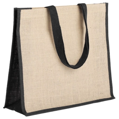 
                                                Canvas Bagari Shopping Bag with Black Trim
                                                