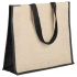 Canvas Bagari Shopping Bag with Black Trim