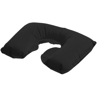
                                            Inflatable pillow under the neck in a Sleep cover, black
                                            