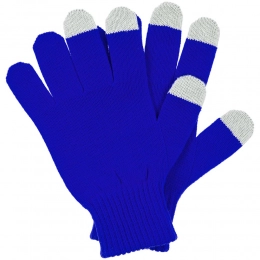 Real Talk touch gloves, blue
