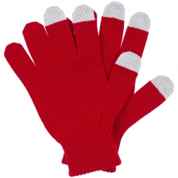 Real Talk touch gloves, red