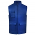 Worker vest, bright blue