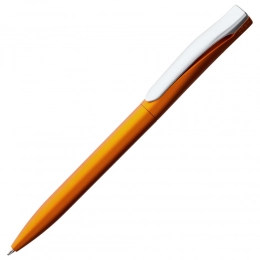 Ballpoint pen Pin Silver, orange metallic