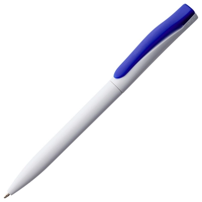 
                                                Pin ballpoint pen, white with blue
                                                