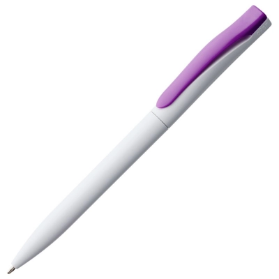 
                                                Pin ballpoint pen, white with purple
                                                