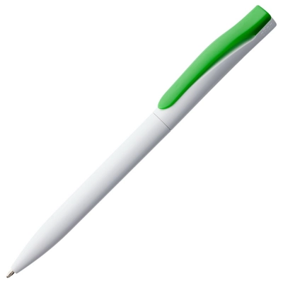 
                                                Pin ballpoint pen, white with green
                                                