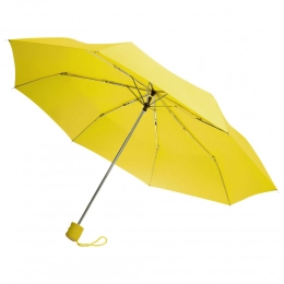Umbrella folding Basic, yellow