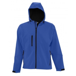 Men's hooded jacket Replay Men 340, bright blue