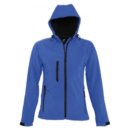 Women's hooded jacket Replay Women, bright blue
