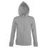 Women's zip-up hoodie with hood Seven Women, grey melange
