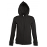 Women's zip-up hoodie with hood Seven Women, black