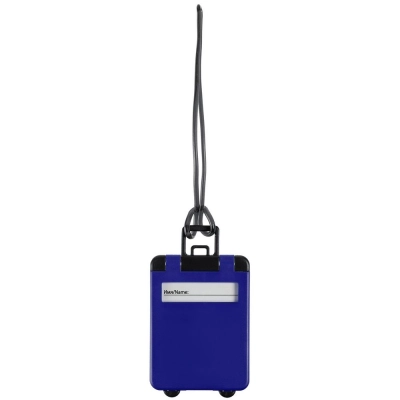 
                                                Trolley luggage tag, blue
                                                