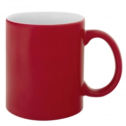 Chameleon mug, matte, red