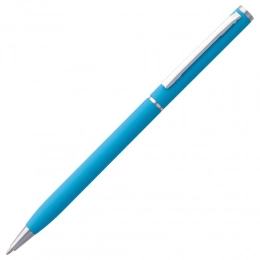 Ballpoint pen Hotel Chrome, ver.2, matte blue