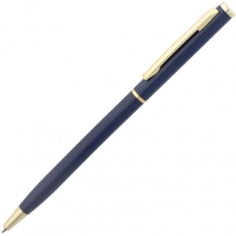 Ballpoint pen Hotel Gold, ver.2, matte blue