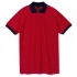 Prince 190 polo shirt, red with dark blue